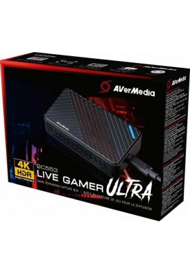 AVerMedia Пристрій захоплення відео Live Gamer Ultra GC553 Black