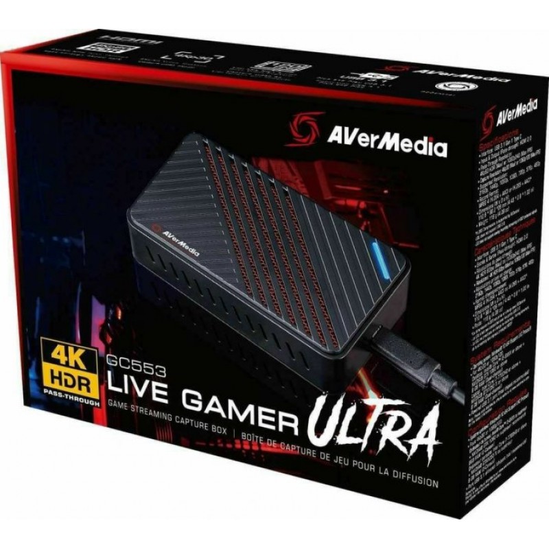 AVerMedia Пристрій захоплення відео Live Gamer Ultra GC553 Black