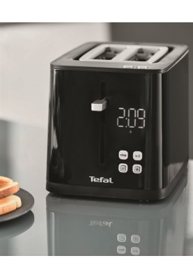 Tefal Тостер Digital, 850Вт, пластик, LED дисплей, чорний