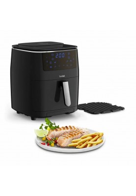 Tefal Мультипіч Easy Fry Grill&Steam, 1430Вт, чаша-6.2л, сенсорне управління, 8 програм, пластик, чорний