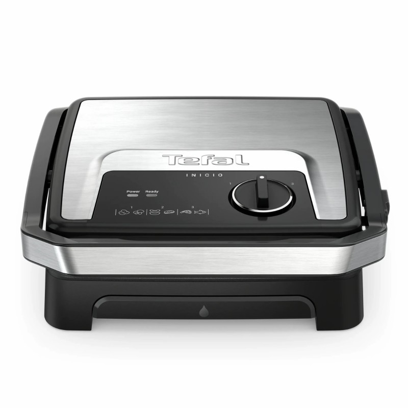 Tefal Гриль прижимний Inicio Classic 2000Вт, темп. режимів-3, метал, чорний