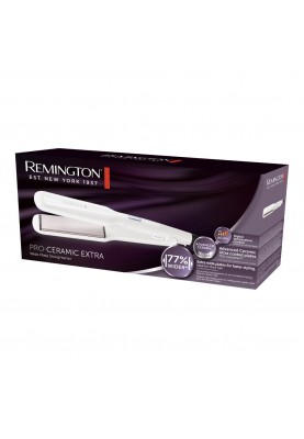 Remington Випрямляч Pro-Ceramic Extra, темп.режимів-9, 150-230С, чохол, кераміка, білий