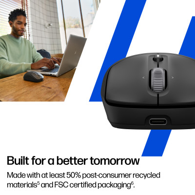 HP Миша HP 700 Rechargeable, WL/BT, чорний