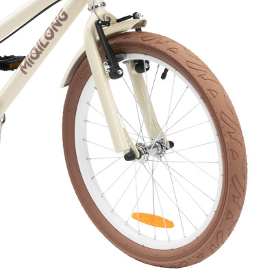 Miqilong Дитячий велосипед RM 20" бежевий Miqilong Дитячий велосипед RM 20" бежевий
