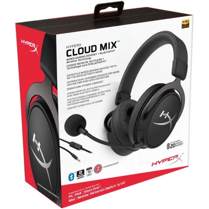 HyperX Гарнітура Cloud MIX 3.5mm/BT, Black