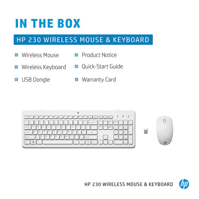 HP Комплект 230 WL UKR white