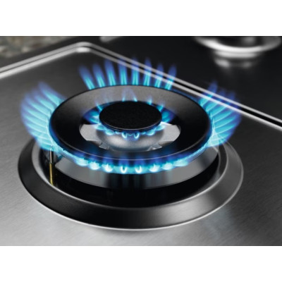 Electrolux Варильна поверхня газова, 75см, чавун, нерж