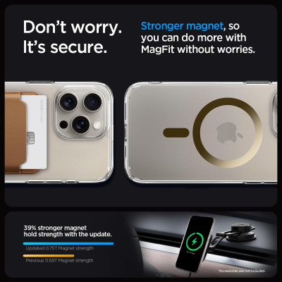 Spigen Чохол Apple iPhone 15 Pro Ultra Hybrid MagFit, Gold