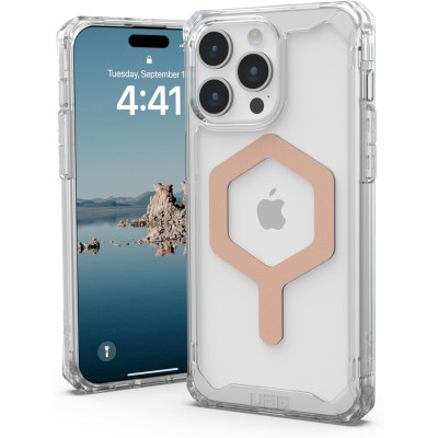 UAG Чохол Apple iPhone 15 Pro Max Plyo Magsafe, Ice/Gold