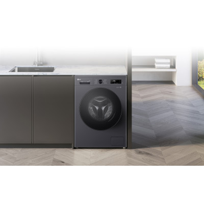 LG Пральна машина, фронтальна, 7 кг, A+++, антрацит