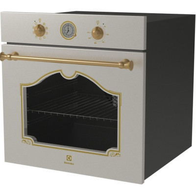 Electrolux Духовий шафа Electrolux електричний Rococo, 72л, A, конвекція, телескопічні напрямні, шампань
