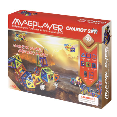 MagPlayer Конструктор магнітний 40 од. (MPB-40)