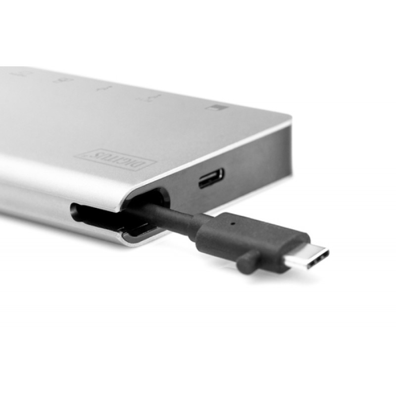 Digitus Док-станція Travel USB-C, 8 Port