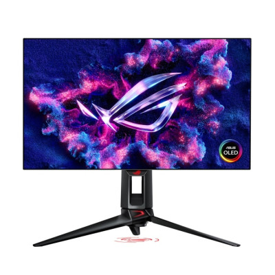 ASUS Монітор 26.5" ROG Swift PG27AQDP 2xHDMI, DP, 2xUSB, OLED, 2560x1440, 480Hz, 0.03ms, DCI-P3 99%, AdaptiveSync, Pivot, HDR400