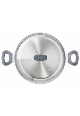 Tefal Кастрюля Daily Cook з кришкою, 24см, нержавіюча сталь, алюміній, бакеліт