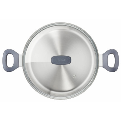 Tefal Кастрюля Daily Cook з кришкою, 24см, нержавіюча сталь, алюміній, бакеліт