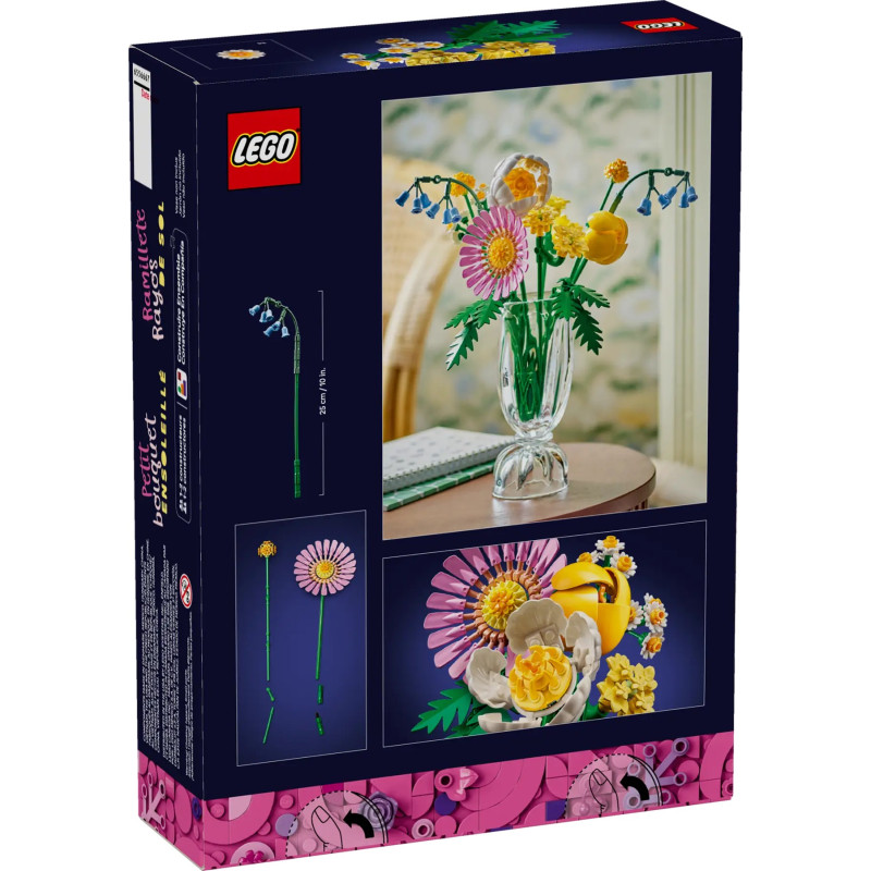 LEGO Конструктор Botanicals Мініатюрний сонячний букет