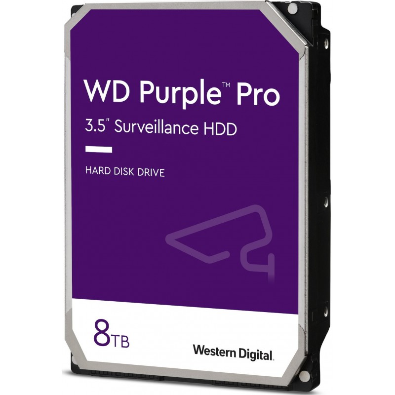 WD Жорсткий диск 3.5" SATA 3.0 8TB 7200 256MB Purple Pro Surveillance