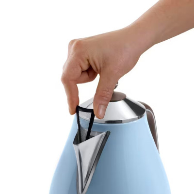 Delonghi Електрочайник Icona Vintage, 1.7л, нержавіюча сталь, блакитний