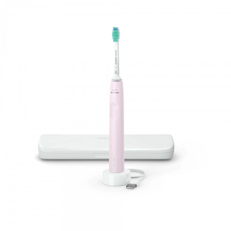 Philips Щітка зубна електр. Sonicare Gemini 3100, 31т. колив/хв, насадок-1, футляр, рожевий