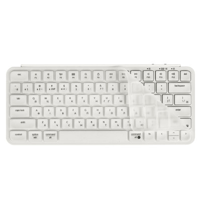 Keychron Клавіатура мембрана B1 Pro, USB/WL/BT, ivory white
