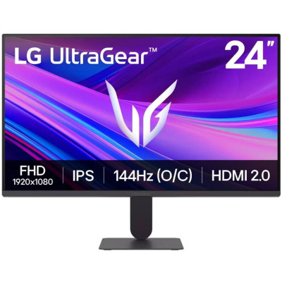 LG Монітор LG 23.8" 24G411A-B HDMI, DP, Audio, IPS 120Hz, 1ms, sRGB 99%, G-SYNC, FreeSync, HDR10