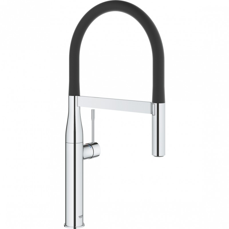 Grohe Змішувач для кухні Essence, довж.виливу - 240мм, поворотний, гнучкий, 1 важіль, хром