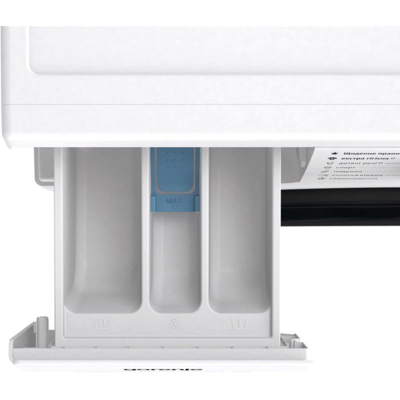 Gorenje Пральна машина фронтальна, 7кг, 1200, A++, 43.5см, дисплей, пар, інвертор, білий