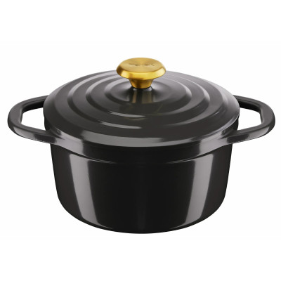 Tefal Каструля Tefal Air, з кришкою, 3.1л, алюміній, чорний