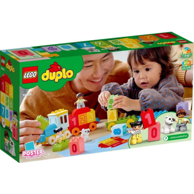 LEGO Конструктор DUPLO Поїзд з цифрами - вчимося рахувати 10954 LEGO Конструктор DUPLO Поїзд з цифрами - вчимося рахувати 10954