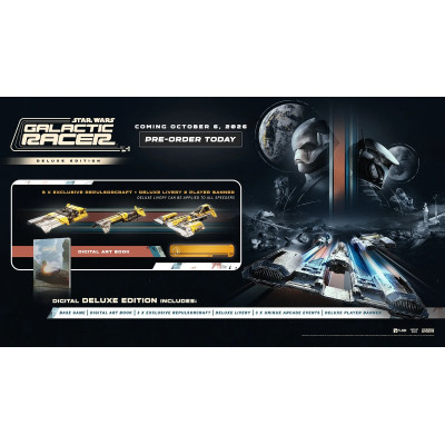 Games Software Гра консольна PS5 Star Wars Galactic Racer Racer Deluxe Edition, BD диск Games Software Гра консольна PS5 Star Wars Galactic Racer Racer Deluxe Edition, BD диск