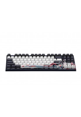 Varmilo Клавіатура механічна VPE87 Chang'e 87Key, Cherry Mx Red, BT/WL/USB-A, EN, White Led, Синій