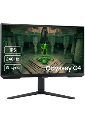 Samsung Монітор 27" Odyssey G4 S27BG400EI 2*HDMI, DP,, IPS, 240Hz, 1ms