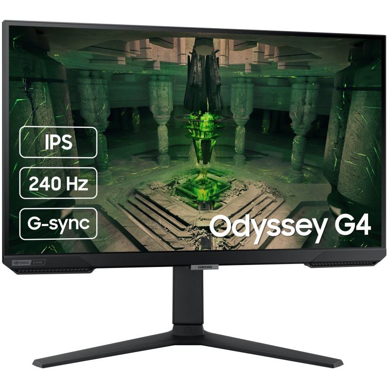 Samsung Монітор 27" Odyssey G4 S27BG400EI 2*HDMI, DP,, IPS, 240Hz, 1ms