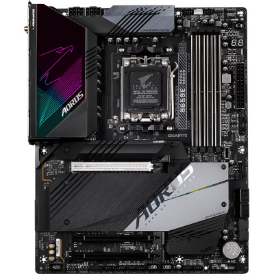 Gigabyte Материнська плата B650E AORUS MASTER B650 sAM5 4xDDR5 M.2 Wi-Fi BT ATX