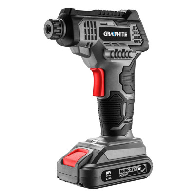 Graphite Компресор автомобільний акумуляторний Energy+ 18В 7бар 0.73кг без АКБ та ЗП