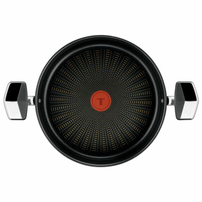 Tefal Сотейник Tefal Excellence+, з кришкою, 26см, нержавіюча сталь, скло, бакеліт, чорний Tefal Сотейник Tefal Excellence+, з кришкою, 26см, нержавіюча сталь, скло, бакеліт, чорний