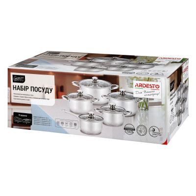 ARDESTO Набір посуду Gemini Gourmet[AR1910PS]