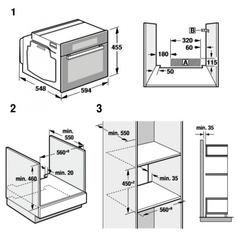 Bosch Вбудовувана електрична духова шафа CMG633BW1