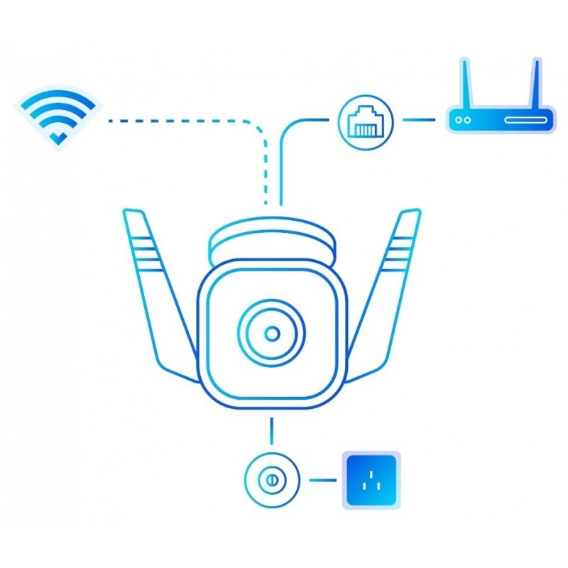 TP-Link IP-Камера Tapo C310 3MP N300 1xFE microSD зовнішня