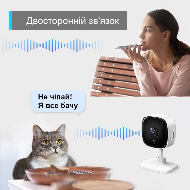 TP-Link IP-Камера TP-LINK Tapo TC60 FHD N300 microSD motion detection