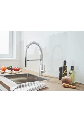 Grohe Мийка кухонна K700, нерж.сталь, прямокут., без крила, 550x450x200мм, чаша - 1, уніврсальна, нержавіюча сталь