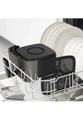 Tefal Мультипіч Easy Fry Silence, 1670Вт, чаша-5л, сенсорне управління, 10 програм, пластик, темно сірий-чорний