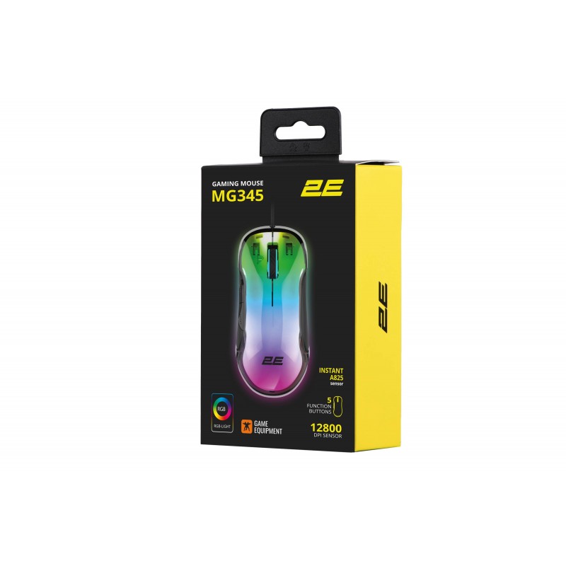 2E Gaming Миша MG345 RGB USB Transparent