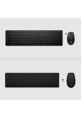 HP Комплект клавіатура та миша НР 650, WL, EN/UK, чорний