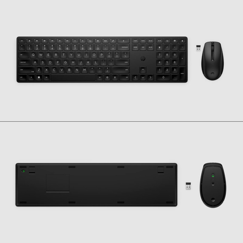 HP Комплект клавіатура та миша НР 650, WL, EN/UK, чорний