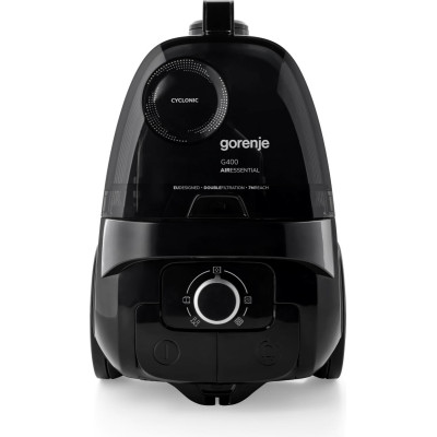 Gorenje Пилосос контейнерний, 800Вт, конт пилок -3.3л, HEPA, чорний