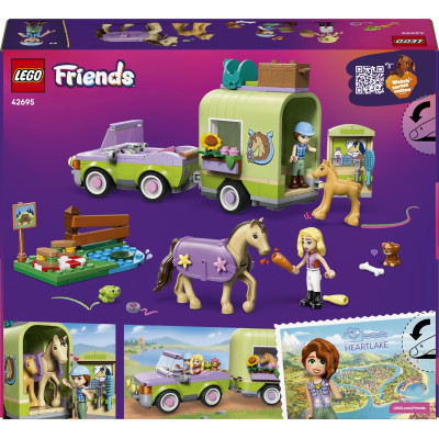LEGO Конструктор LEGO Friends Причіп для коня та коня