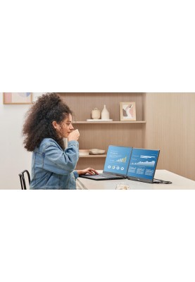 ASUS Монітор портативний 17.3" ZenScreen MB17AHG HDMI, 2xUSB-C, Audio, IPS, 144Hz, sRGB 100%, AdaptiveSync, Cover