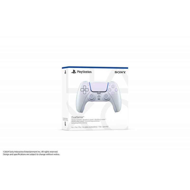 PlayStation Геймпад 5 Dualsense BT, Chrome Pearl